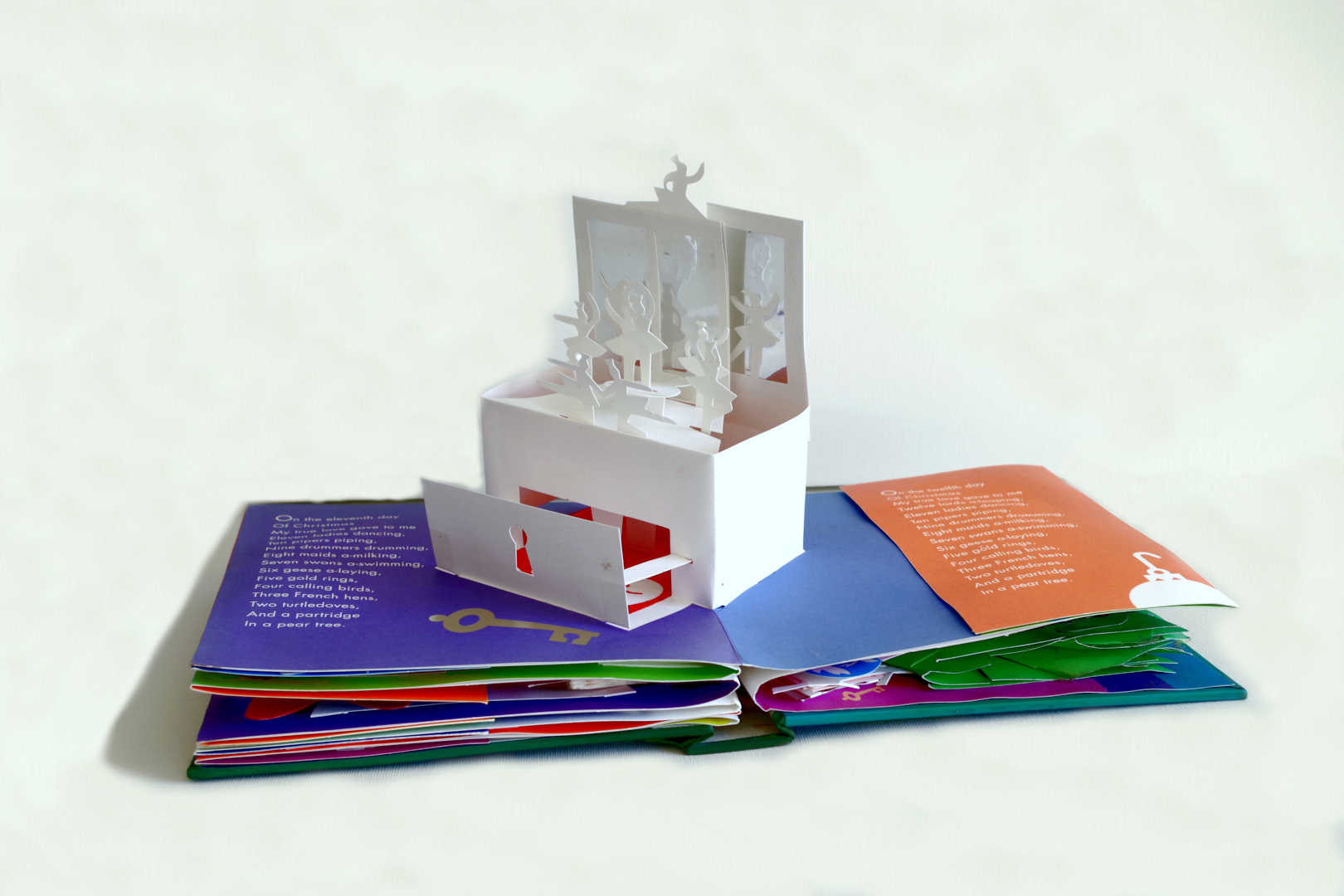 Pop-up seminars - image of a 3D pop-up page in a book